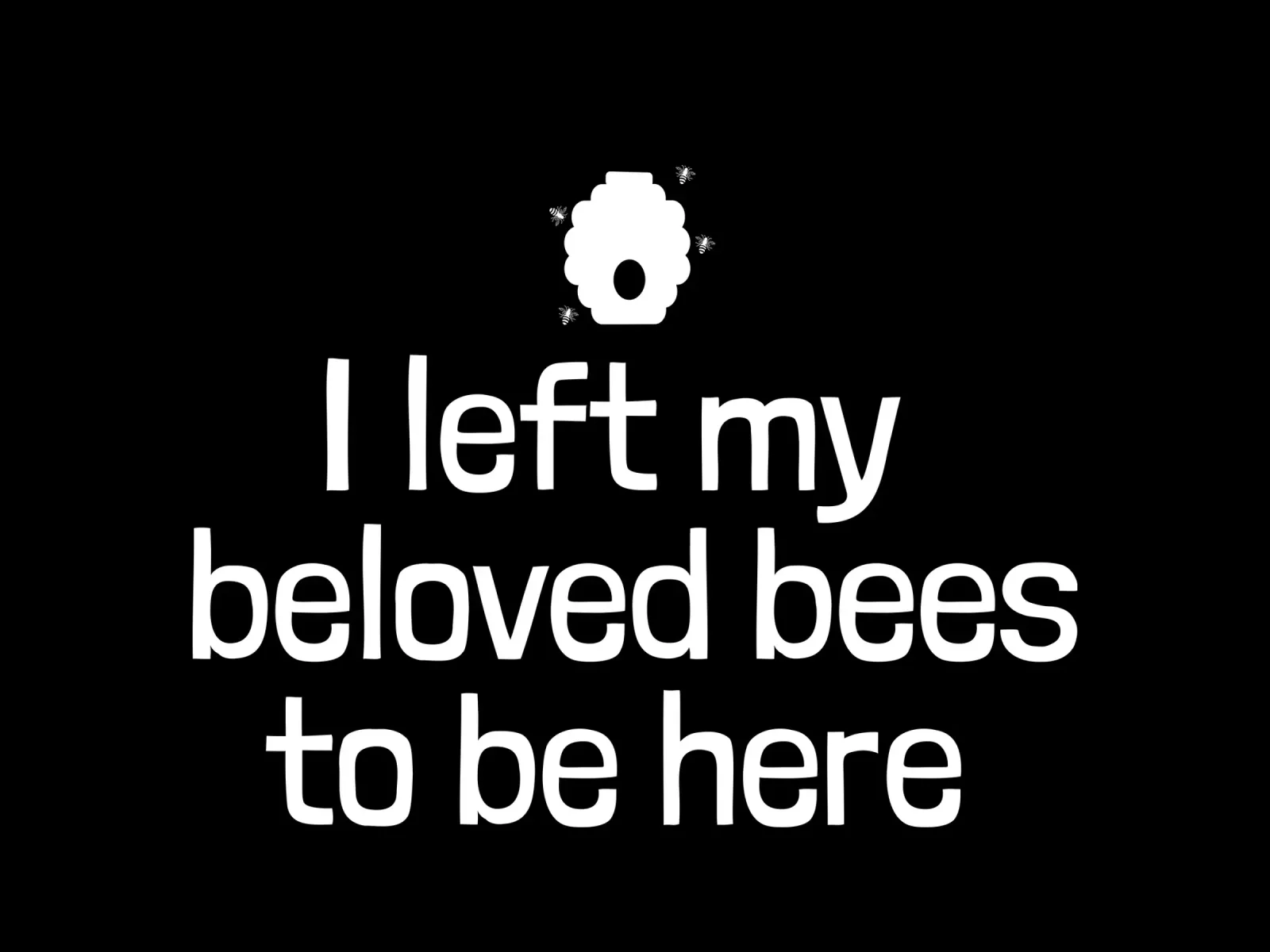 I left my beloved bees to be here pellicola backlit da happieeagle