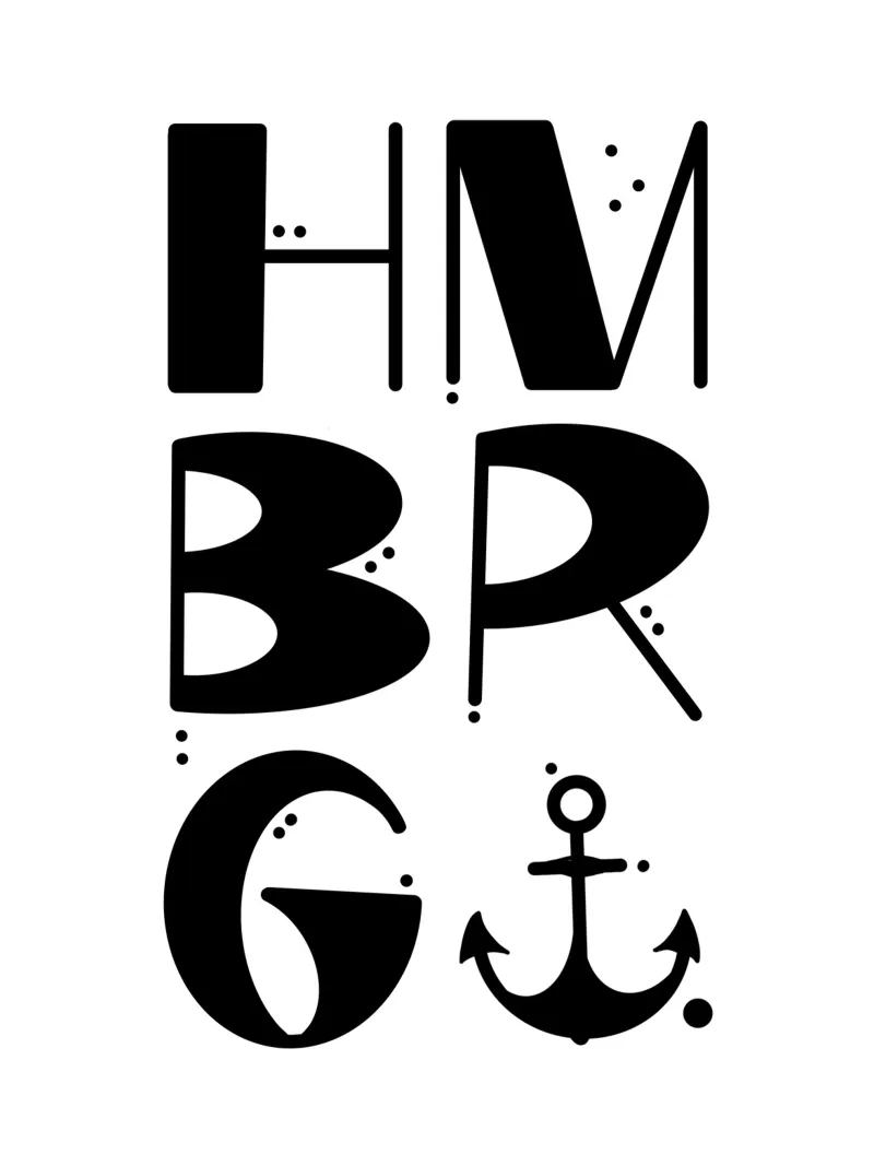 HAMBURG Liebe plexiglass da LIMITED EDITION LETTERS