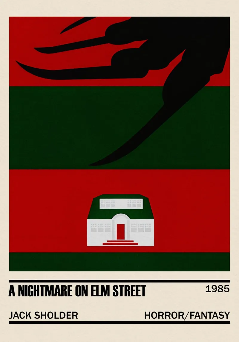 A Nightmare On Elm Street pellicola backlit da TheArtstudio