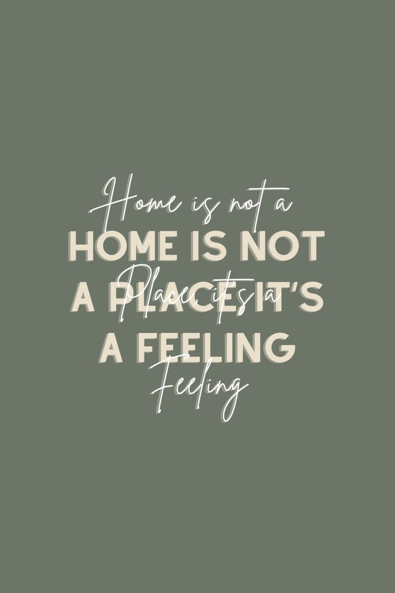 LA MAISON N'EST PAS UN LIEU, C'EST UN SENTIMENT poster de Épure design