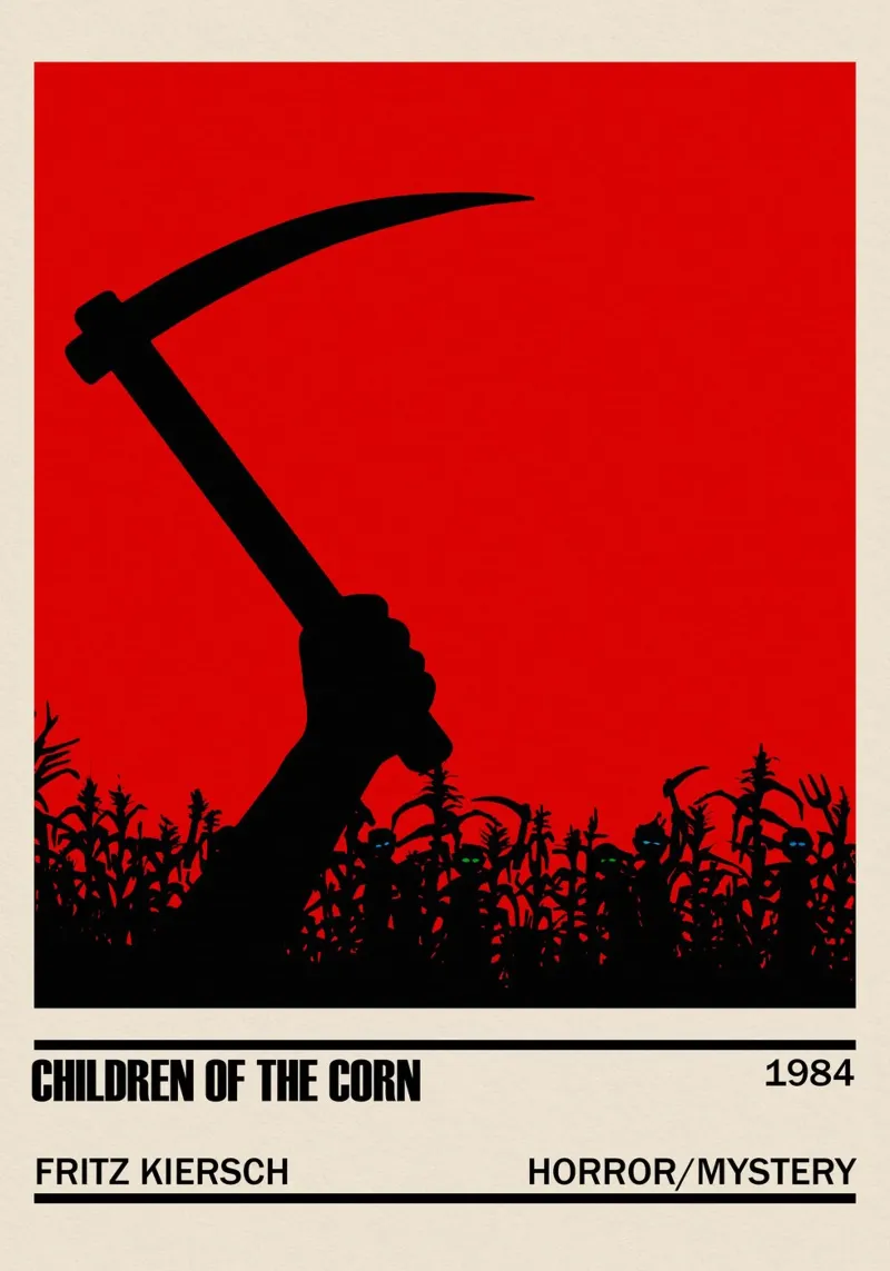 Children of the Corn pellicola backlit da TheArtstudio