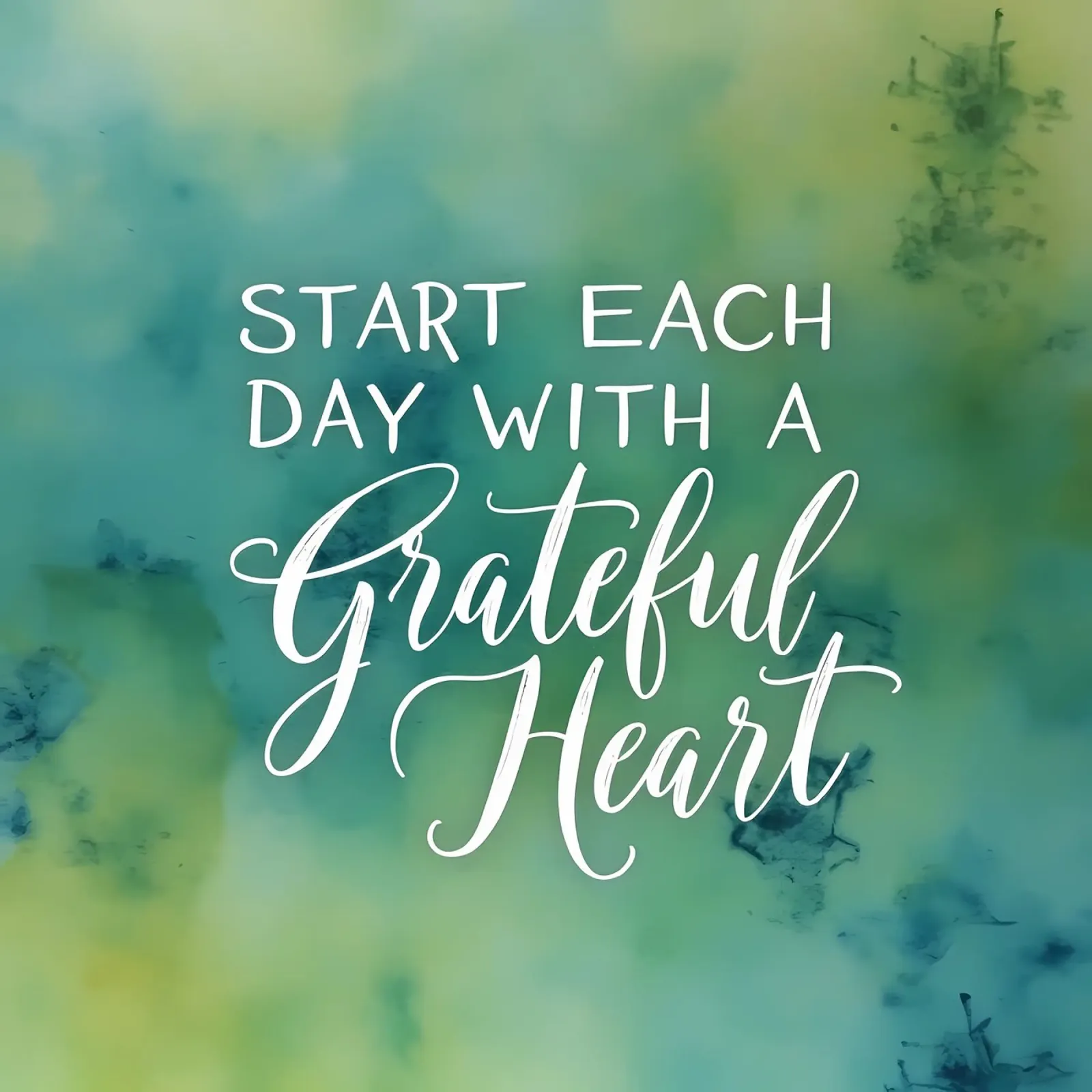 Empezar cada día con un corazón agradecido hahnemühle de inspirational quote