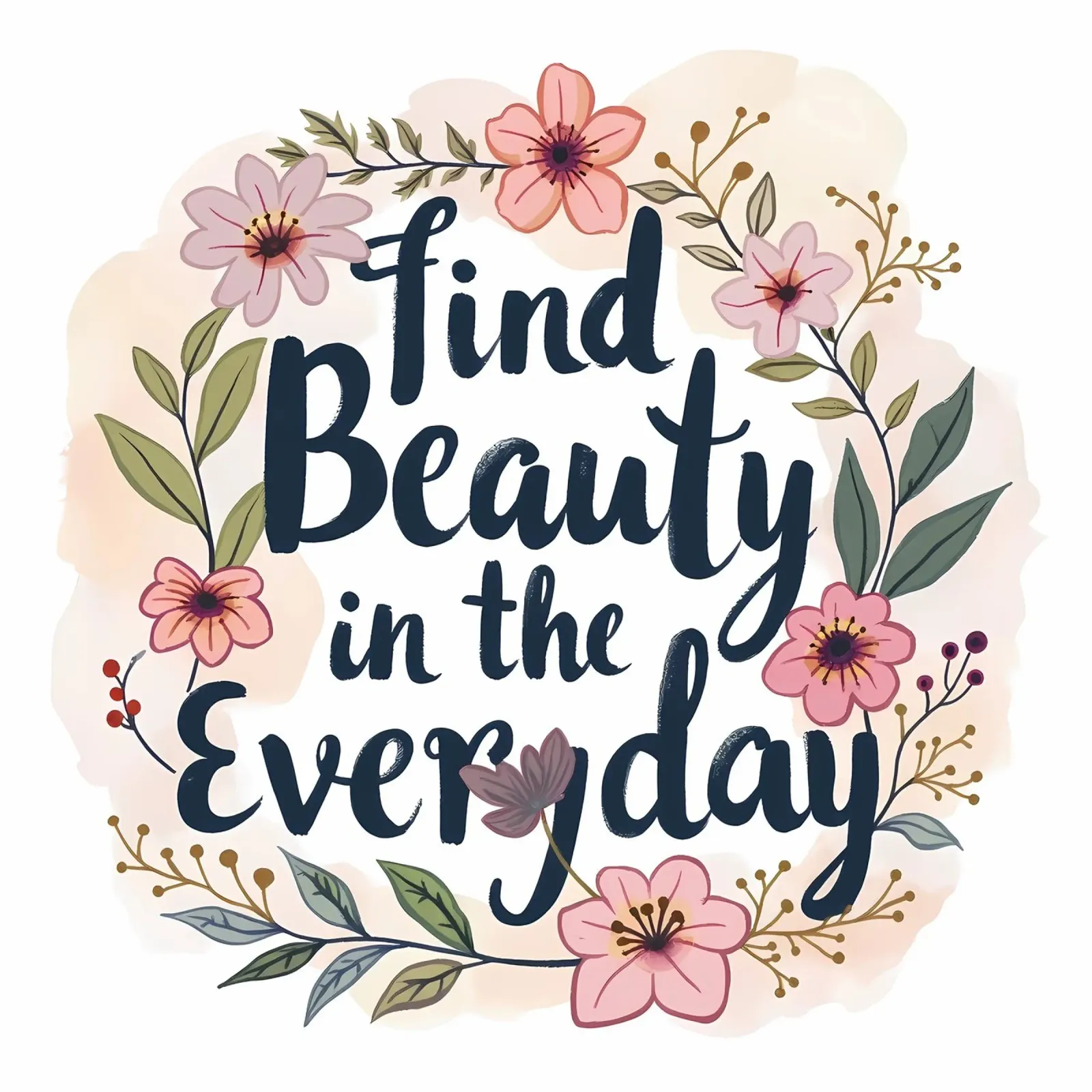Trovare la bellezza nel quotidiano pellicola backlit da inspirational quote