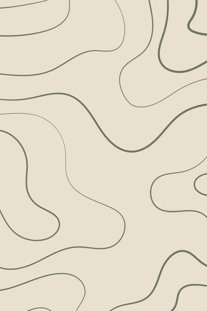 Les Formes Organiques poster with plastic frame by Épure design