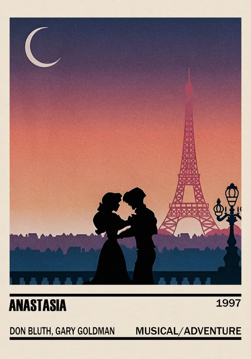 Anastasia poster con telaio in plastica da TheArtstudio