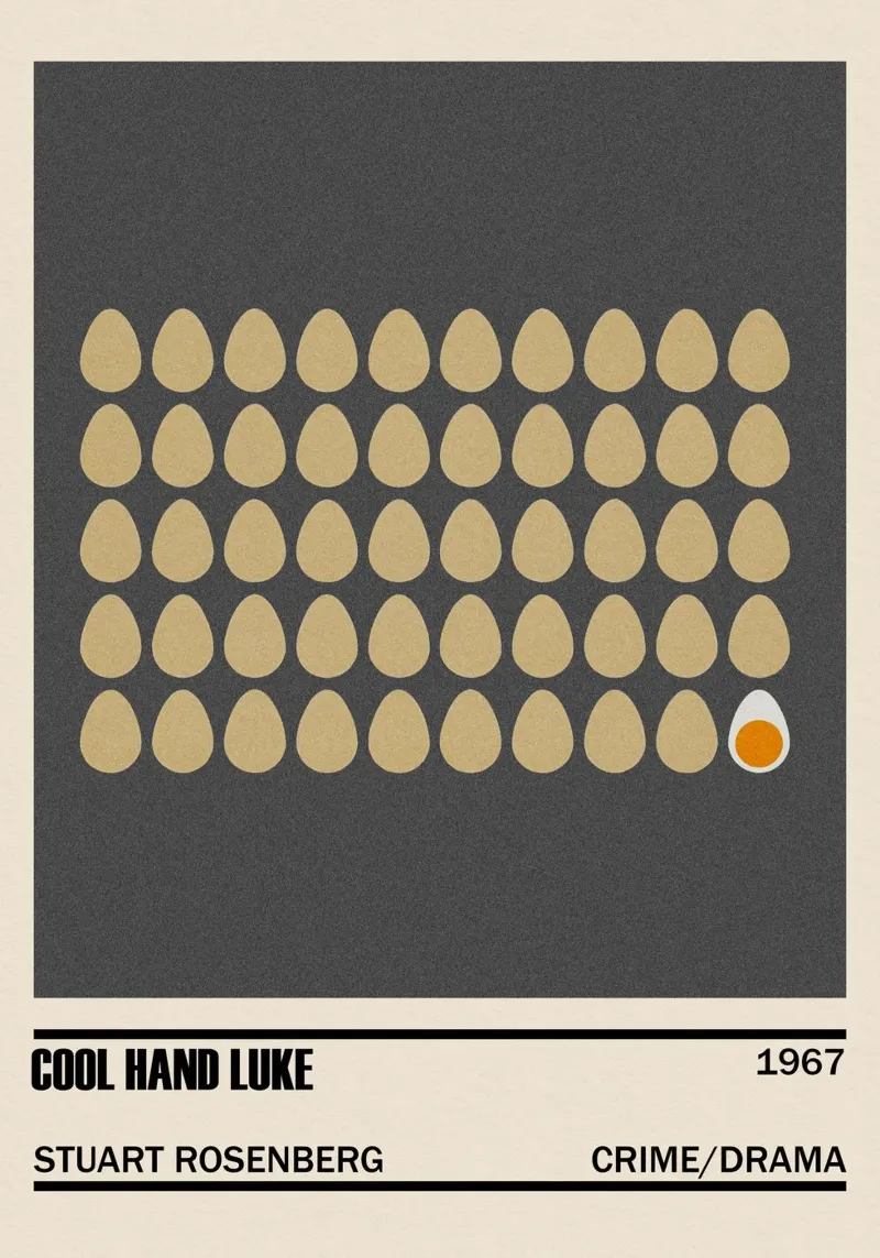 Cool Hand Luke tela con Cornice a cassetta da TheArtstudio