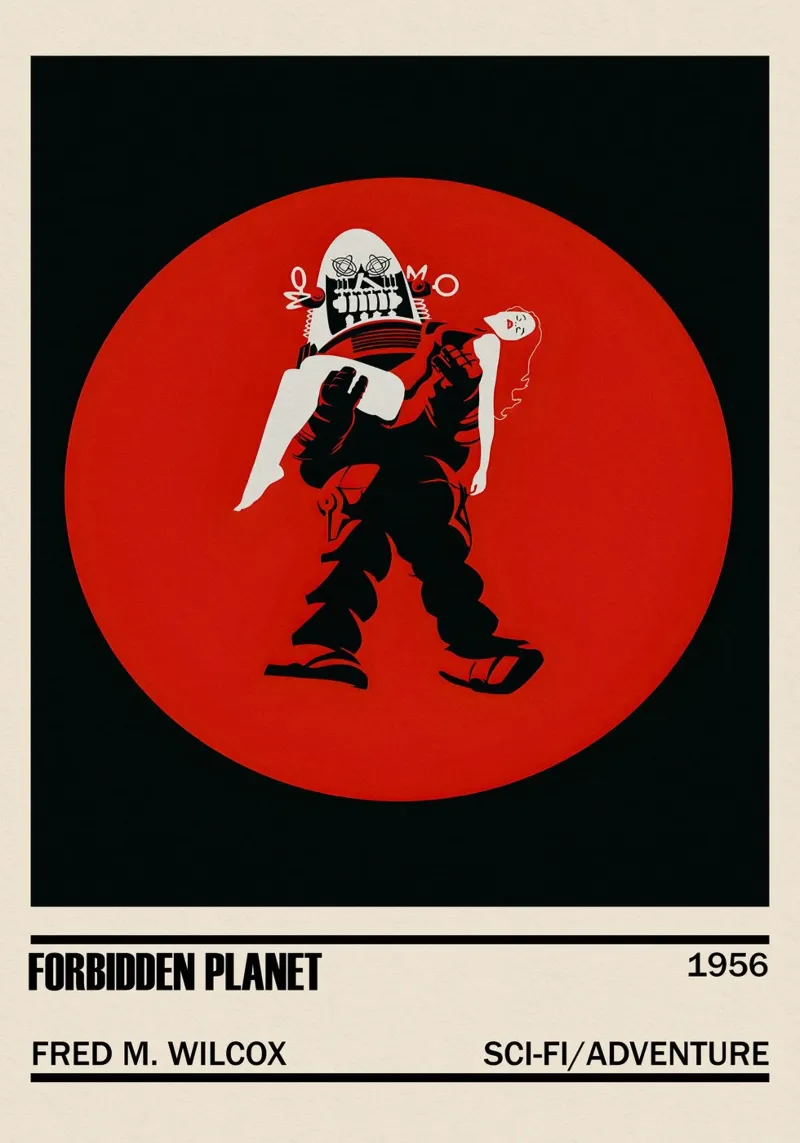 Forbidden Planet pellicola backlit da TheArtstudio