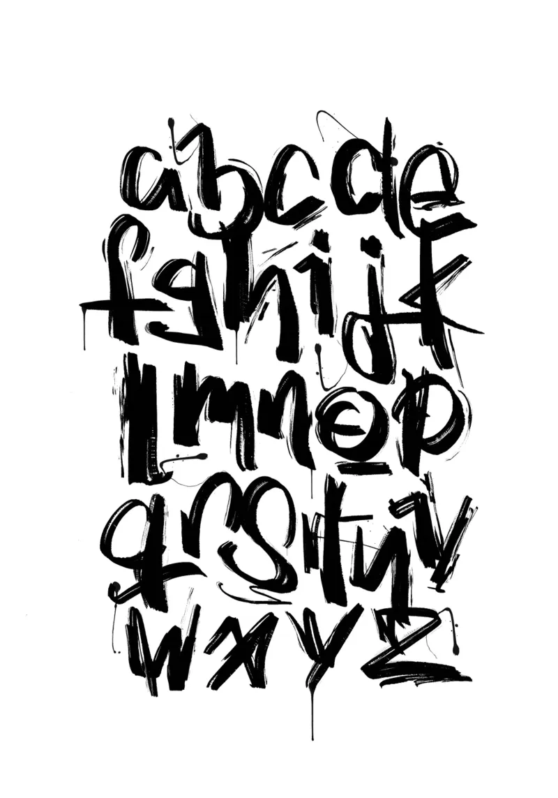 Alphabet ABC alluminio dibond da LIMITED EDITION LETTERS