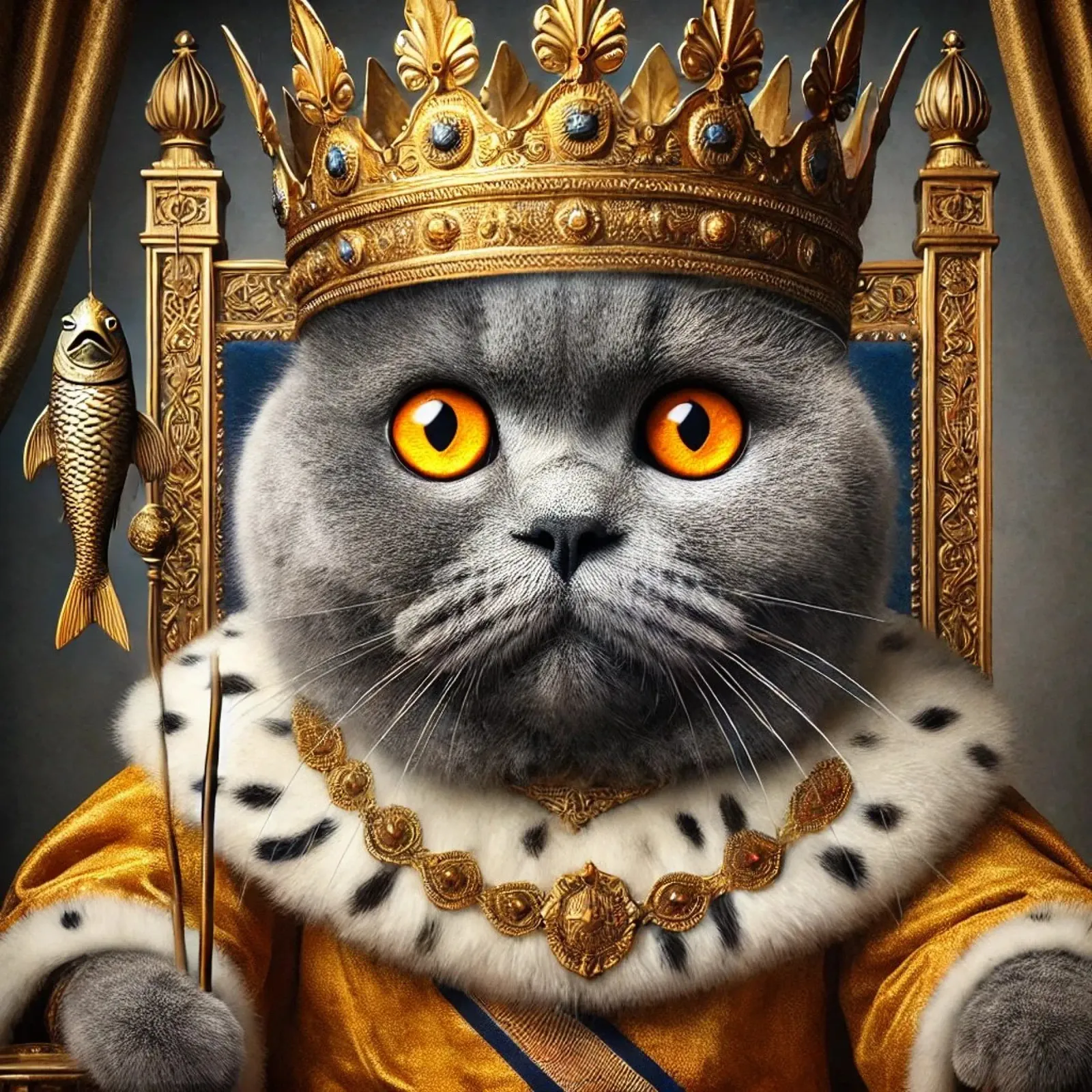 British Kingdom Cat alluminio dibond da B Art