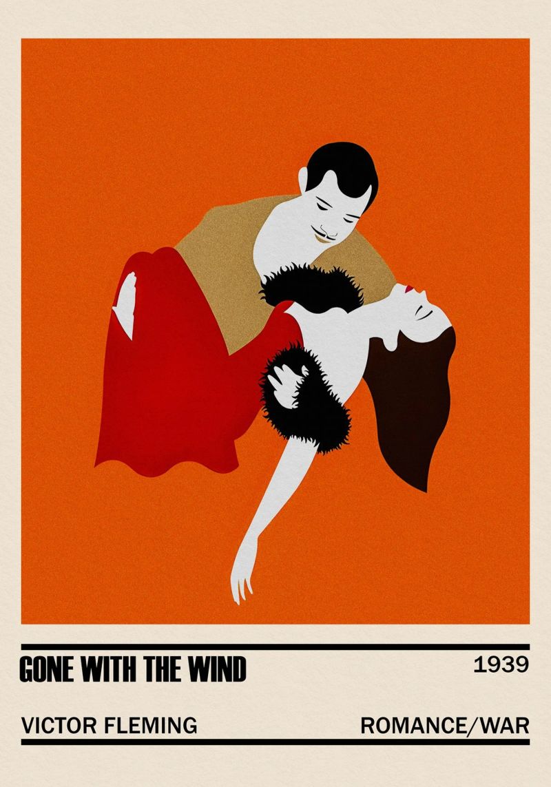 Gone With the Wind poster da TheArtstudio