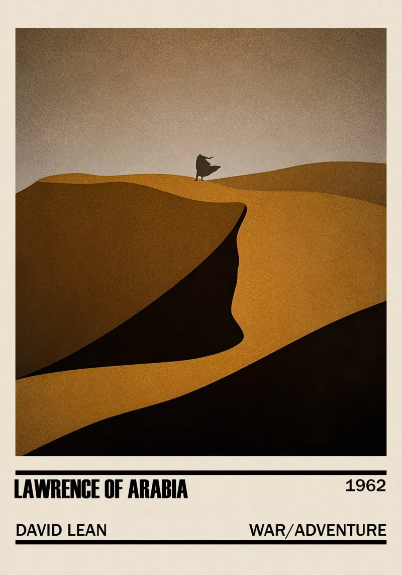 Lawrence of Arabia pellicola backlit da TheArtstudio