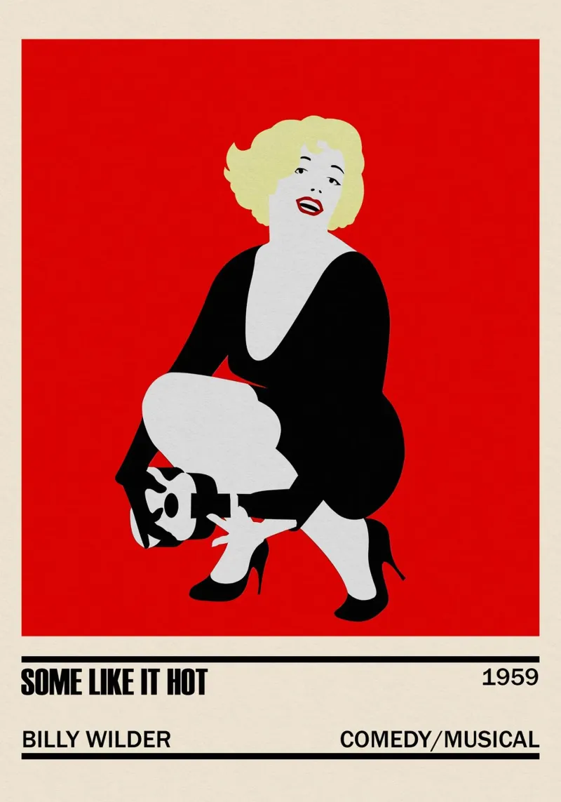 Some Like It Hot poster da TheArtstudio