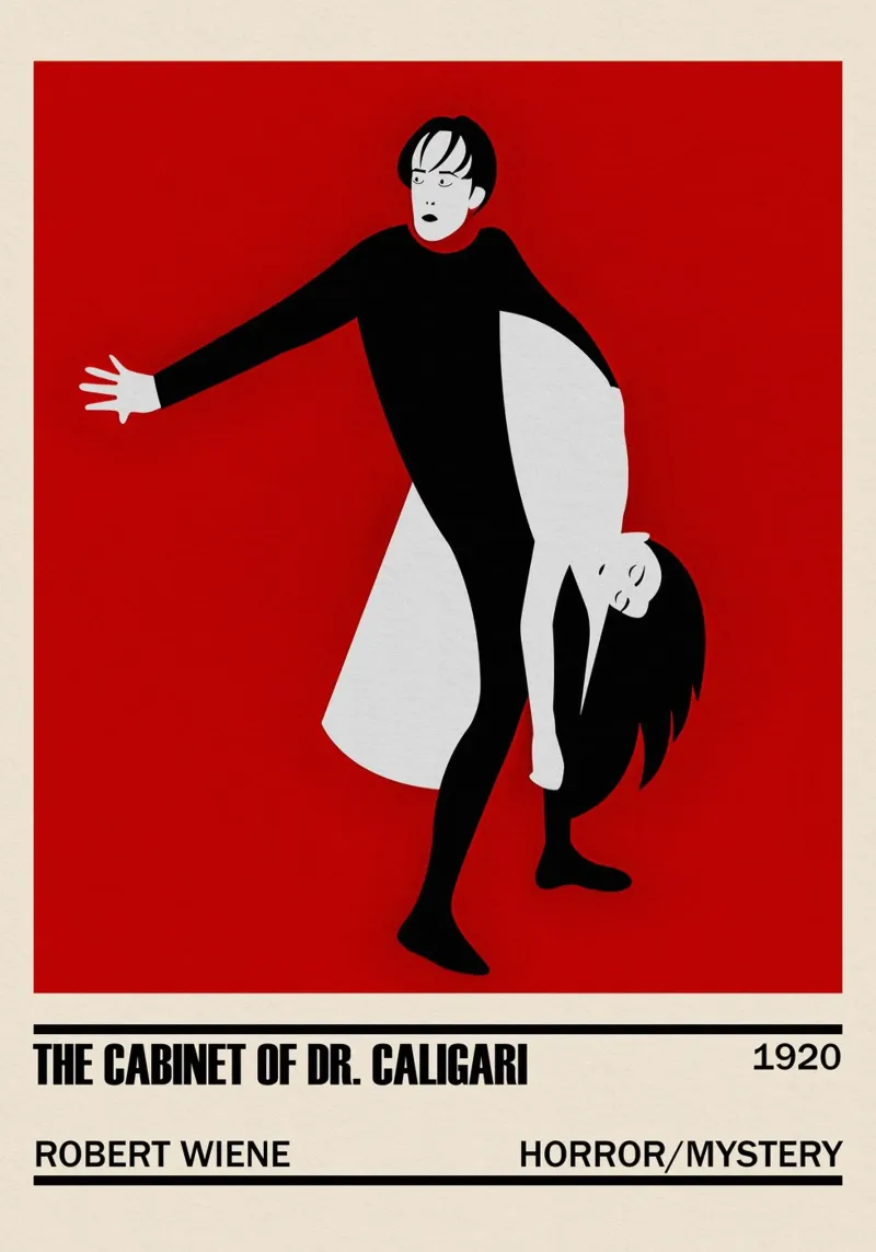 The Cabinet of Dr. Caligari pellicola backlit da TheArtstudio