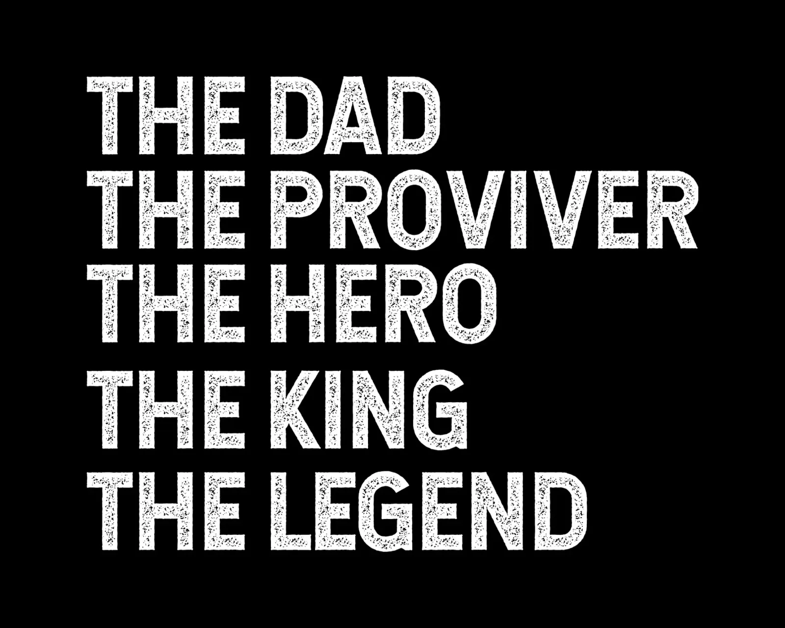 The dad provider hero legend king poster da happieeagle