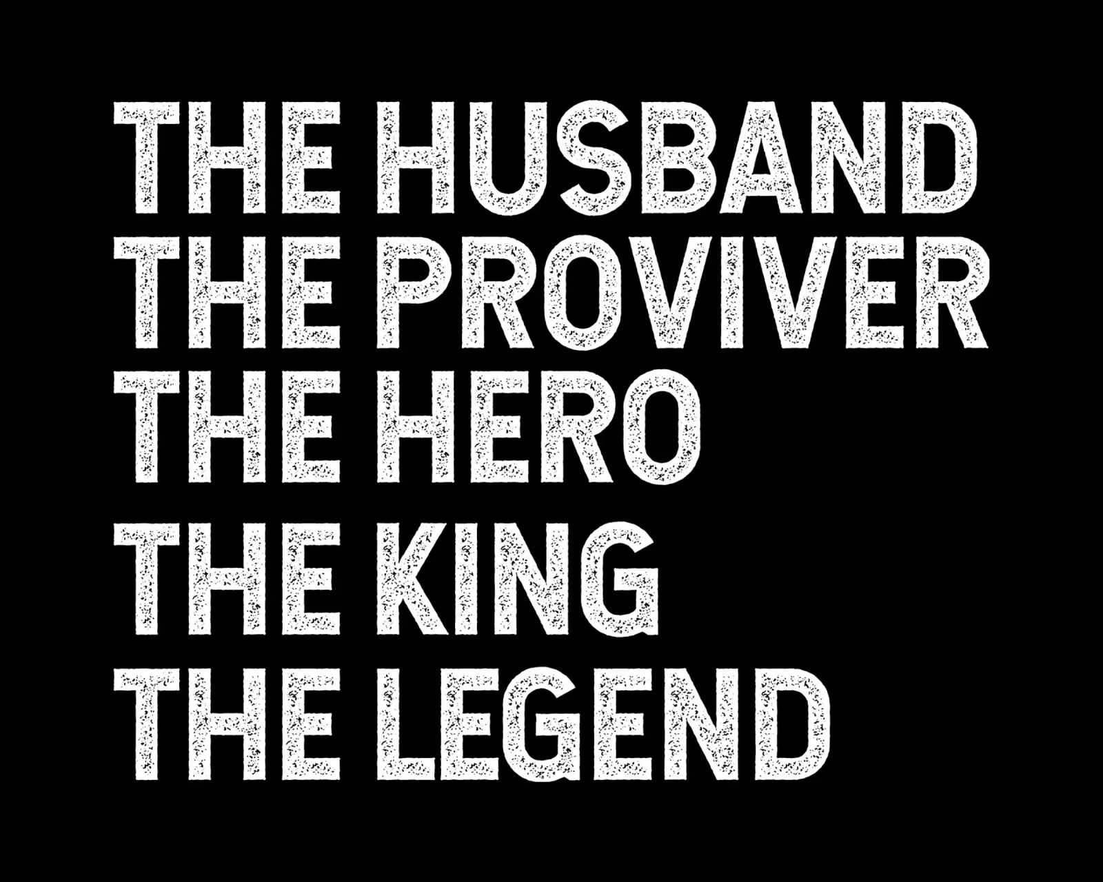 The husband provider hero king legend poster da happieeagle