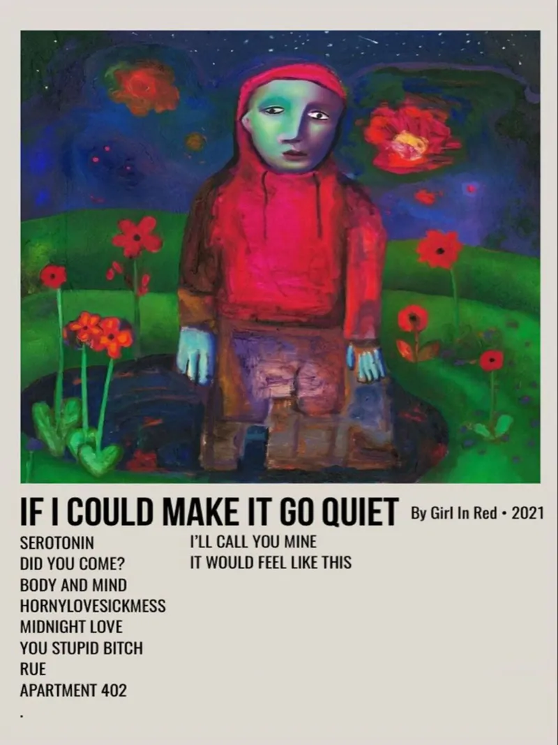 IF I COULD MAKE IT GO QUIET By Girl In Red - 2021 poster de SoundStudio