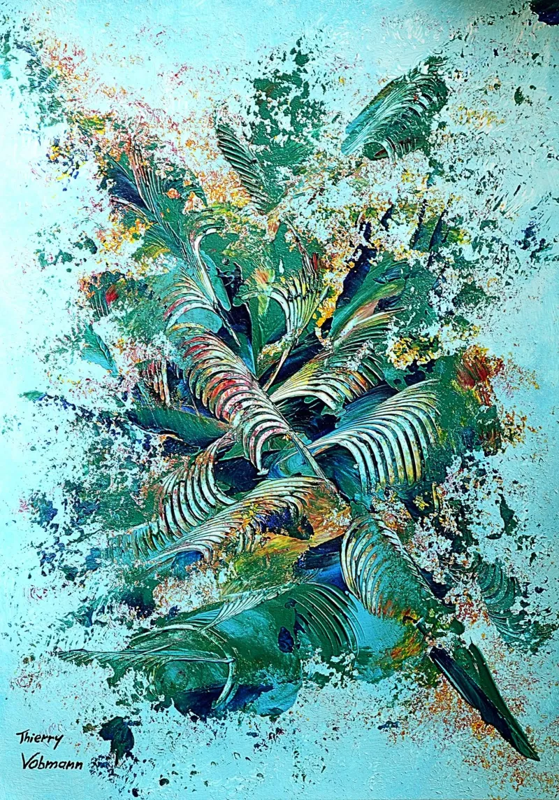 IDEAL GIFT 101 pellicola backlit da Thierry Vobmann Abstract painting