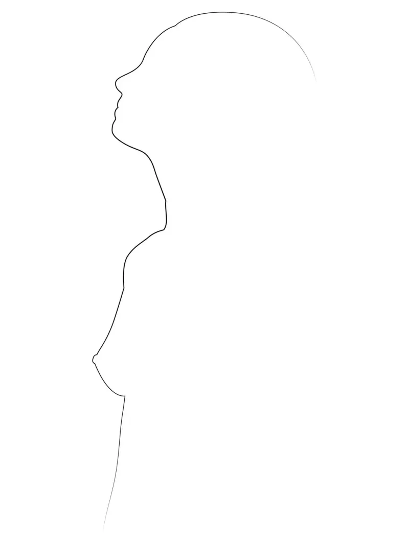 A13 One Line Nude pellicola backlit da Addillum