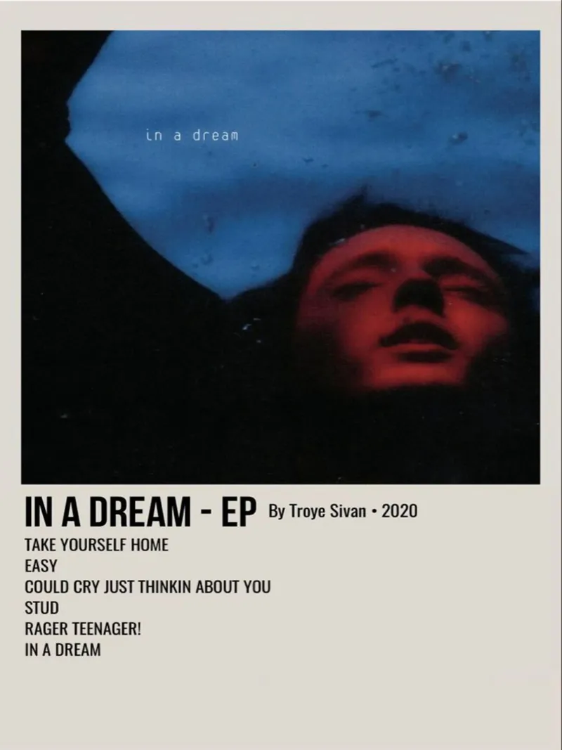 IN A DREAM - EP By Troye Sivan - 2020 pellicola backlit da SoundStudio