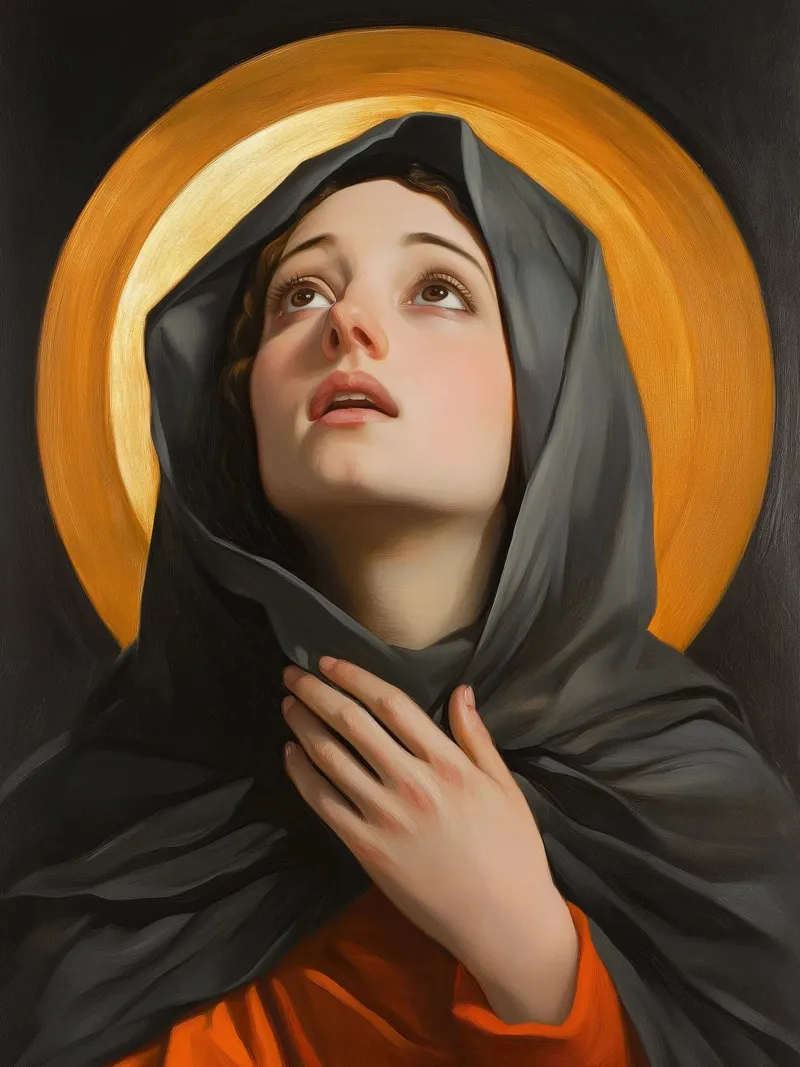 Maria Maddalena poster con telaio in plastica da Art Center