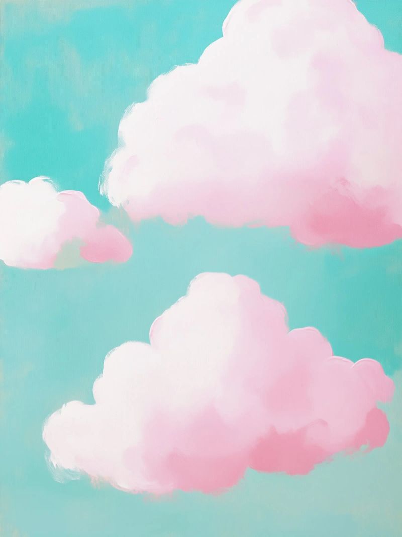 Dreamlike pink clouds poster by Carinaprint