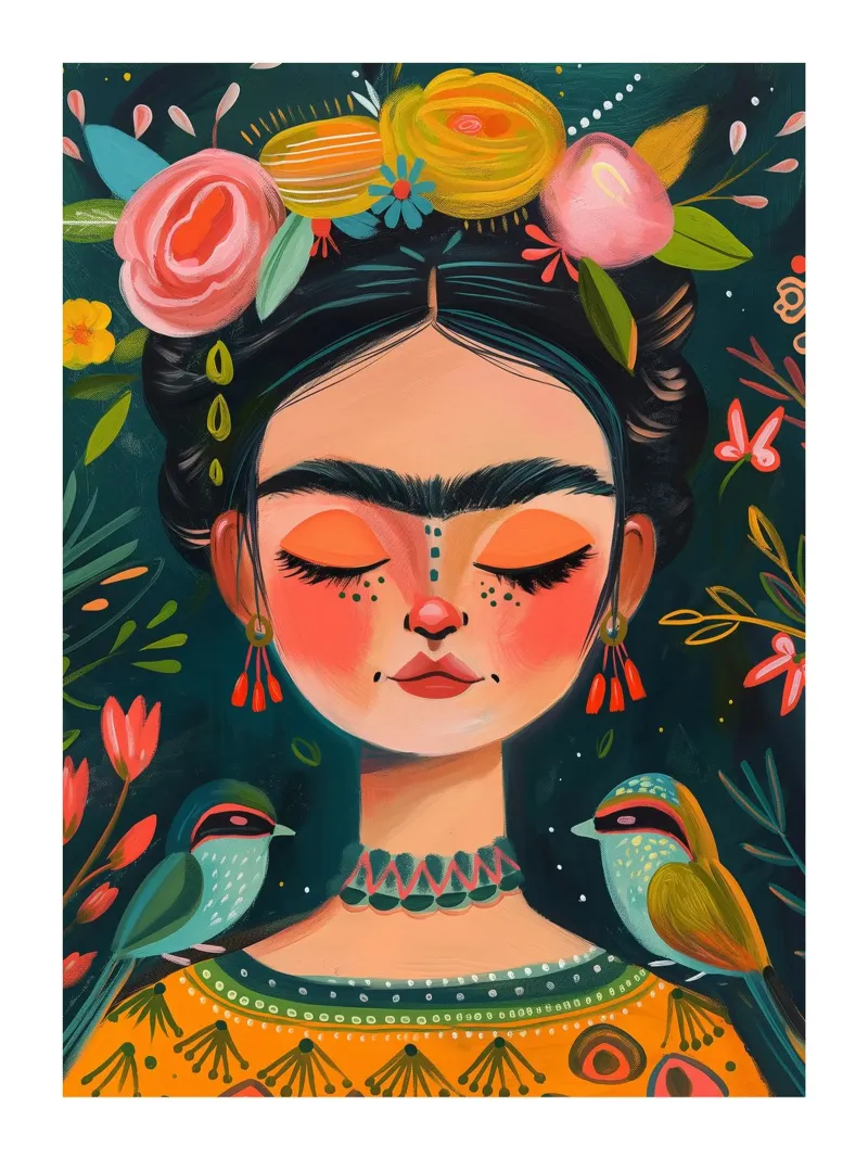 Frida Kahlo giovane poster da DWA