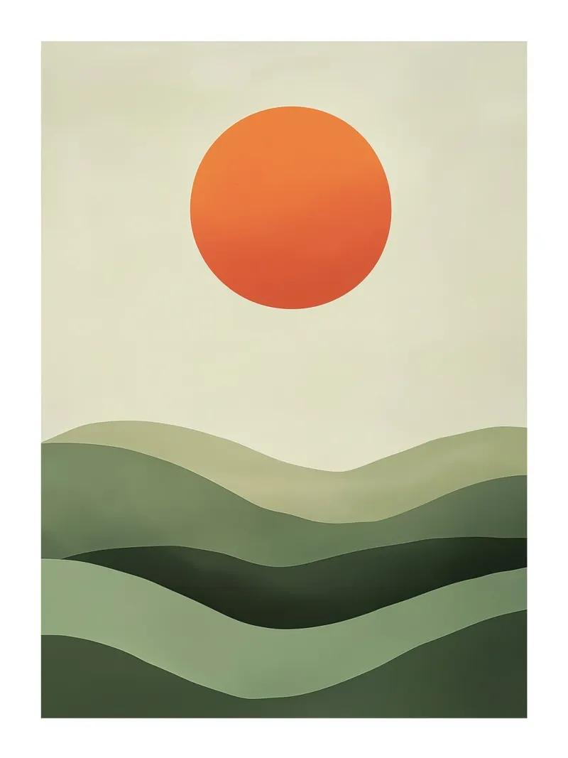 Horizon Vert canvas by DWA