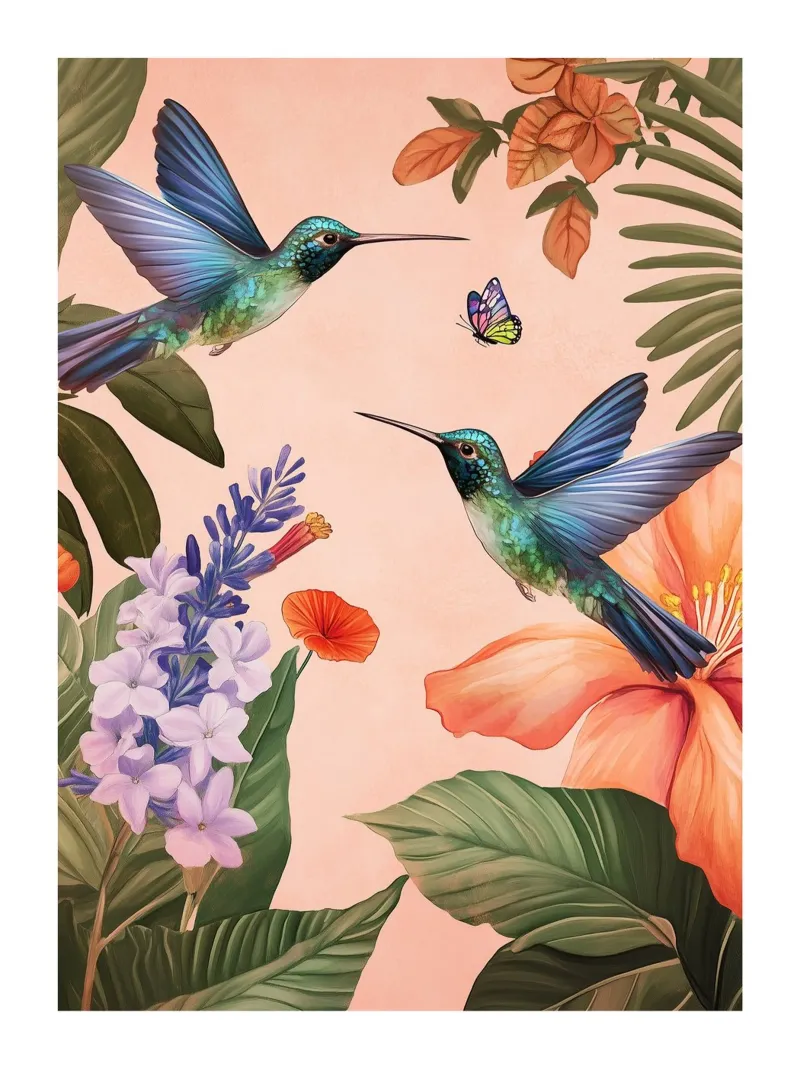 Paradis des colibris carta hahnemühle da DWA