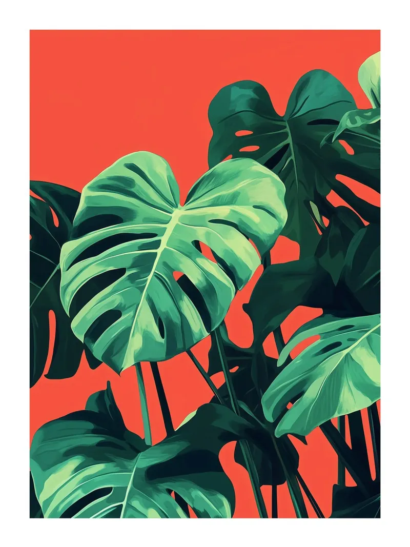 Sogno di Monstera carta hahnemühle da DWA