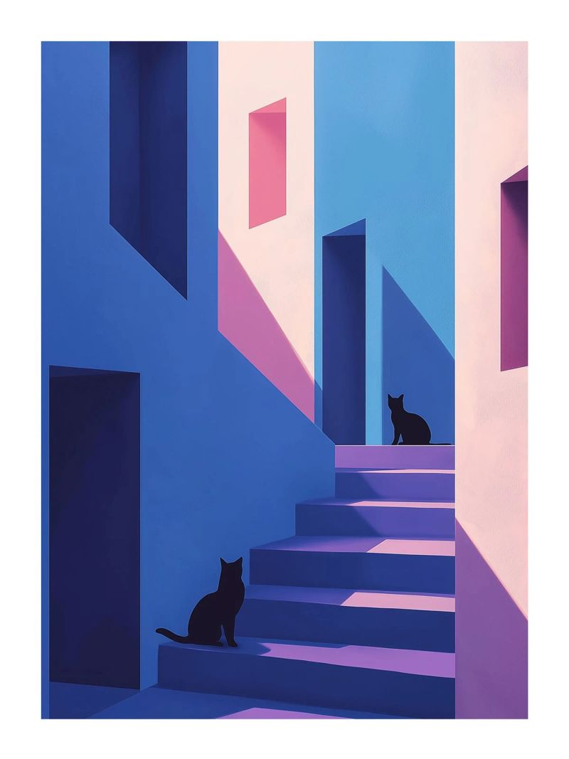 Scala silenziosa poster da DWA