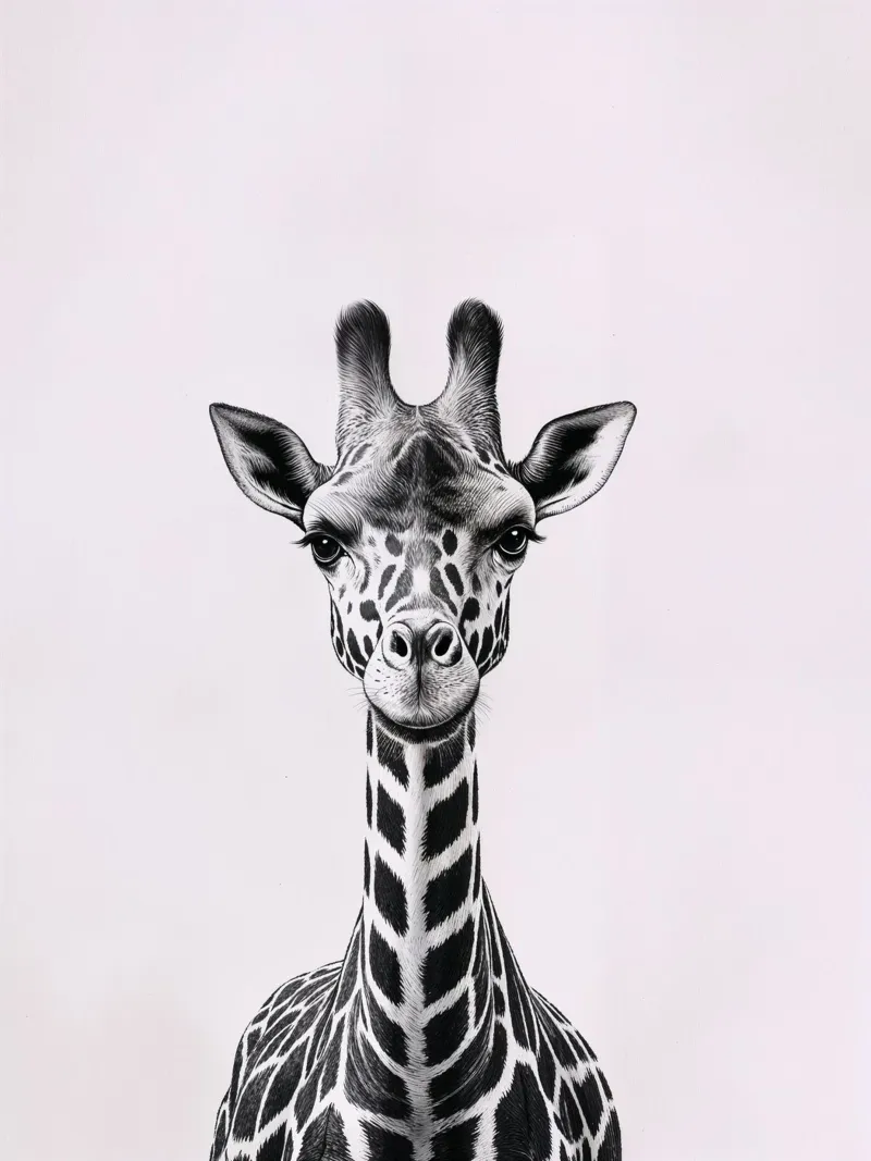 Giraffa impertinente pellicola backlit da SnoopyAnimals