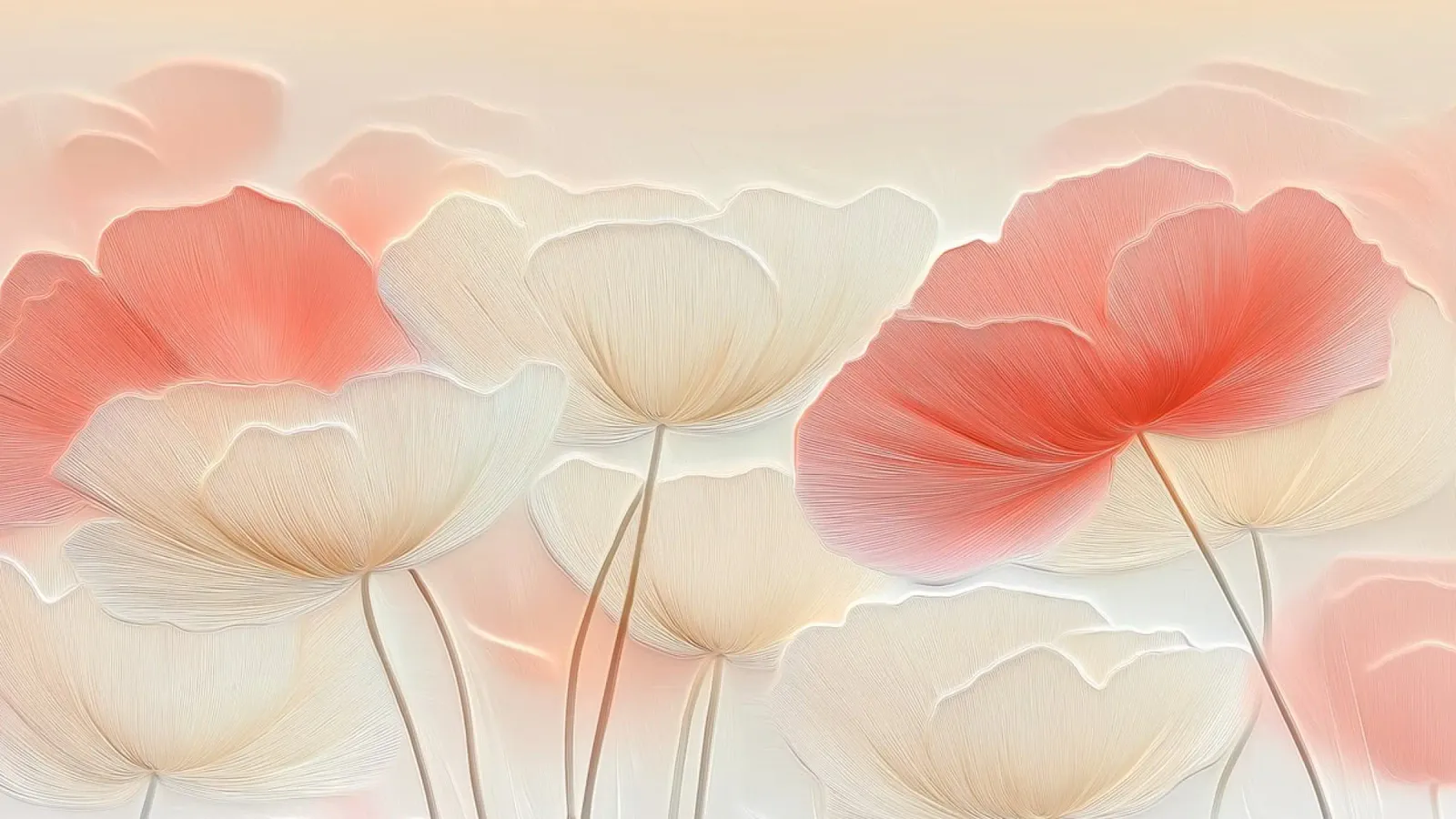 Klaprozen soft canvas met Baklijst van Imagine