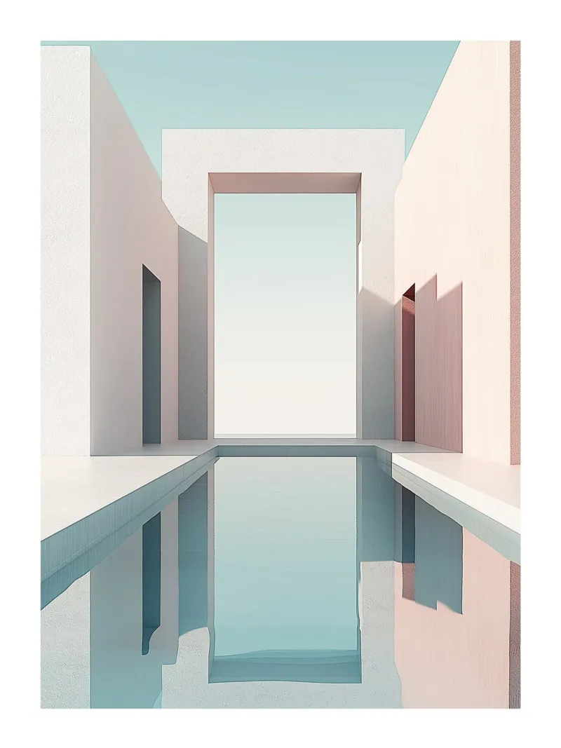 Architettura e riflessione plexiglass da DWA