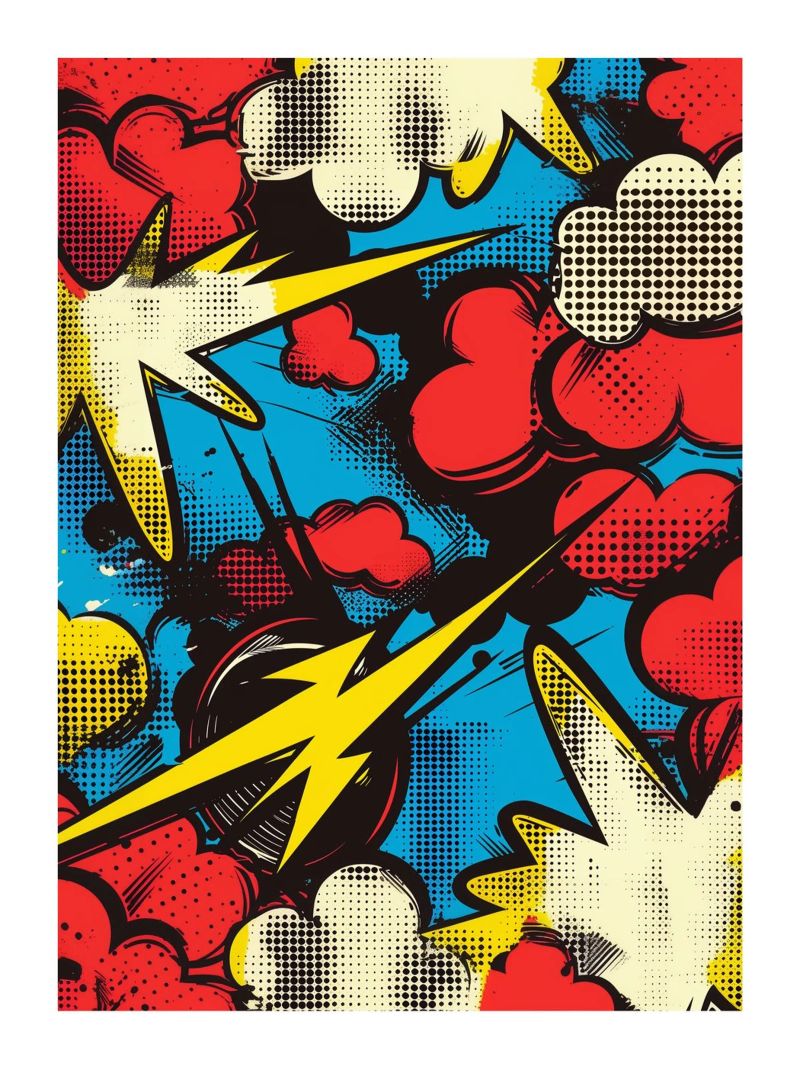 Pop Art Énergie Poster von DWA