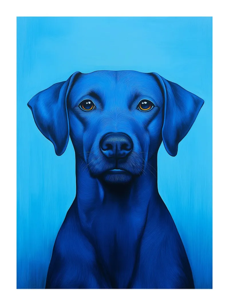 Cane blu carta hahnemühle da DWA