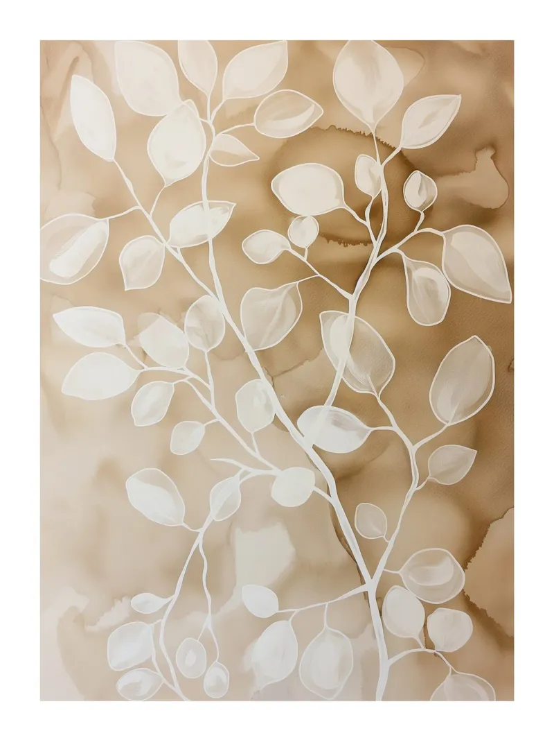 Sagome di foglie poster da DWA