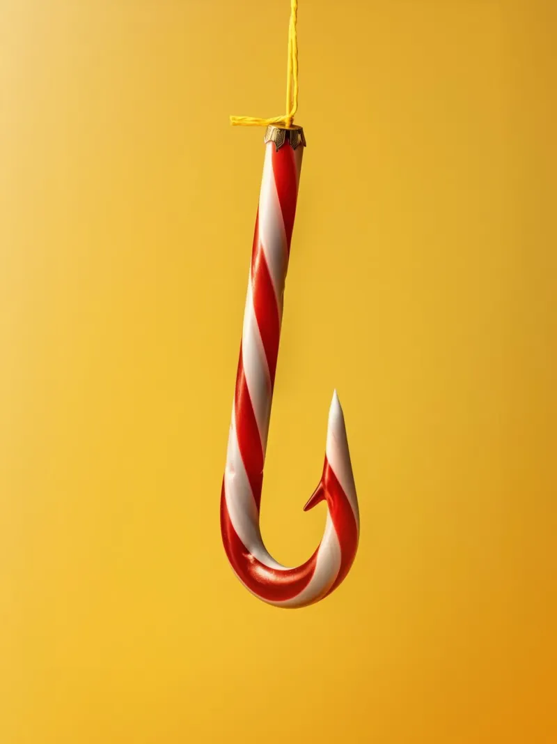 Christmass hook acrylic glass by 360brain