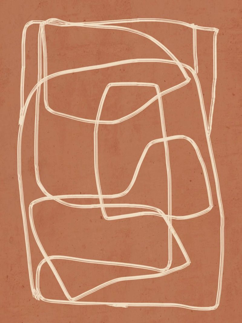 Abstract line art 22 poster by ThingDesign