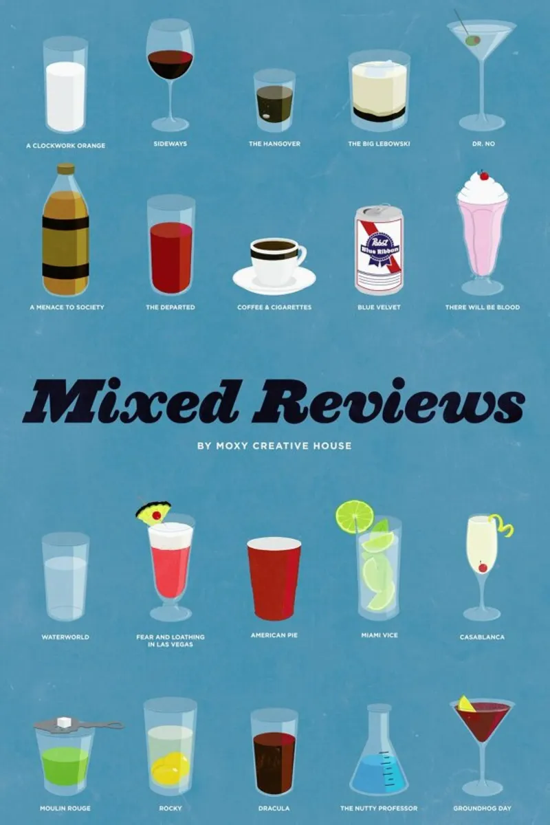 Mixed Reviews pellicola backlit da Moxy Creative House