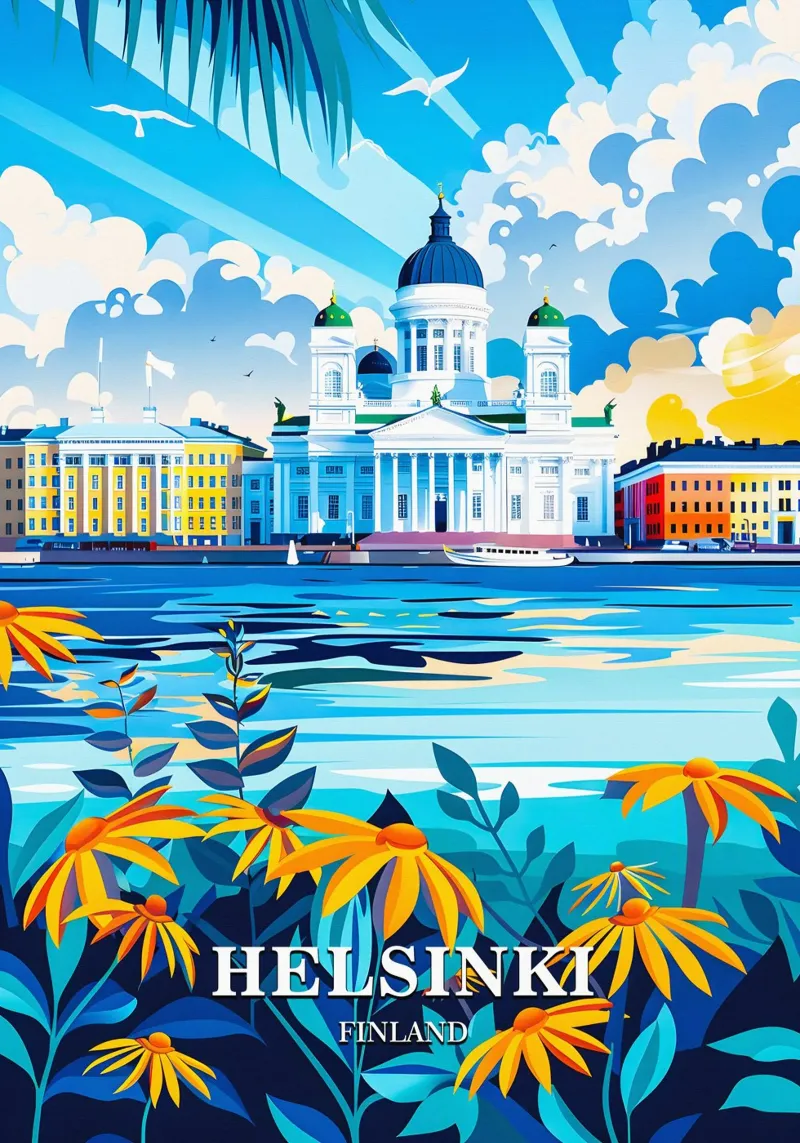 Helsinki Finland pellicola backlit da Travelstudio