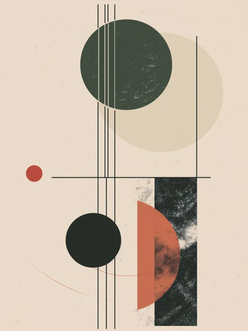 Design a geometria astratta carta hahnemühle da Whole©