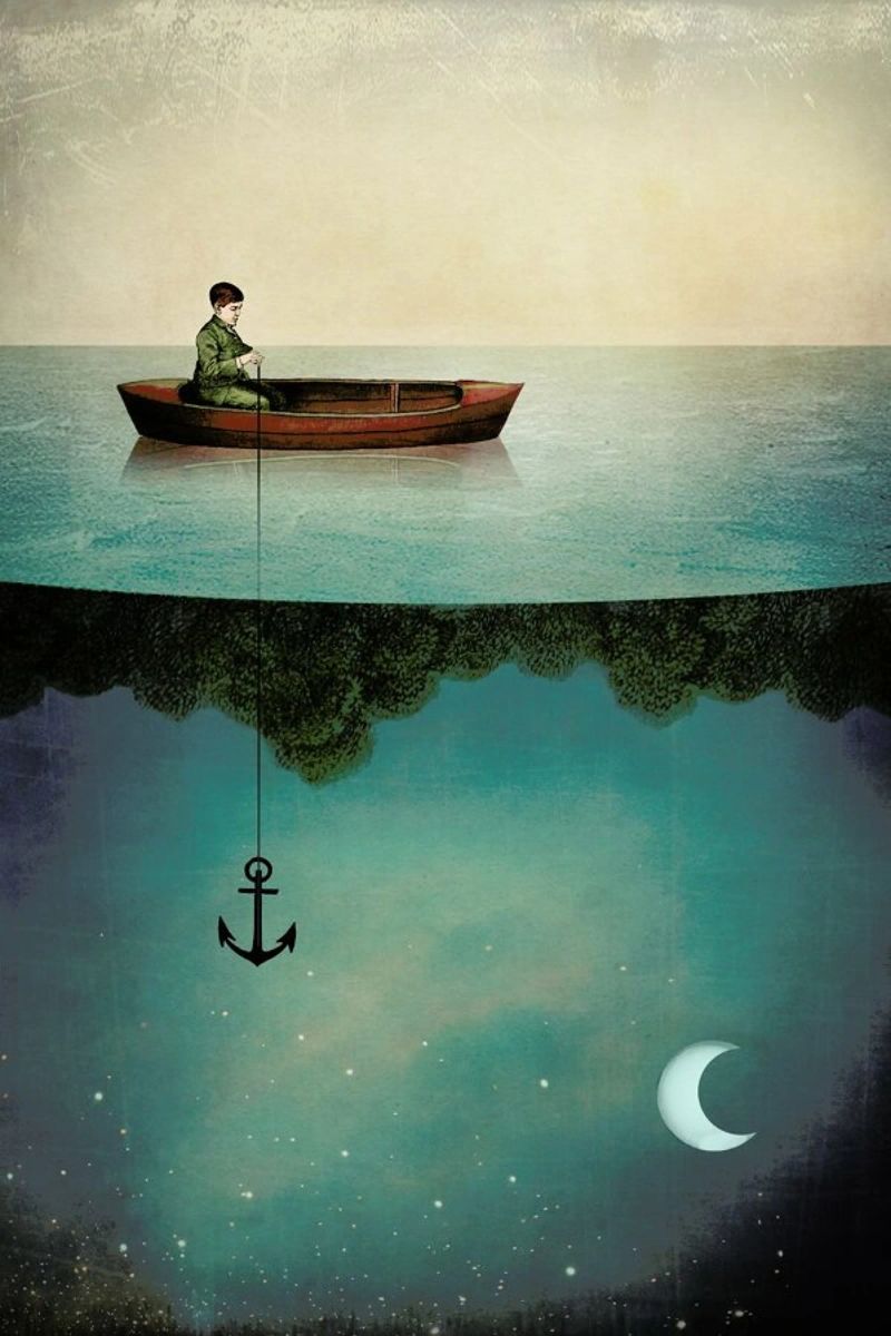 Entering Dreamland Leinwand von Catrin Welz-Stein