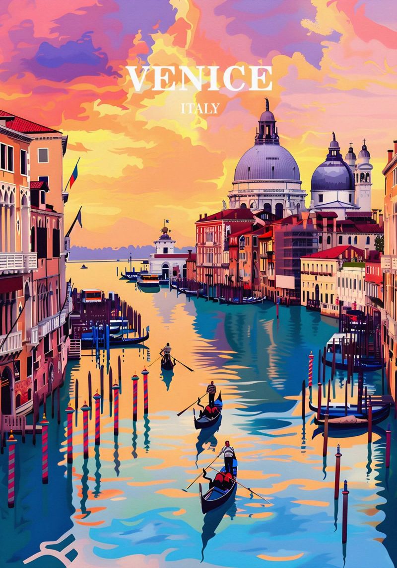 Venice Italy Poster von Travelstudio
