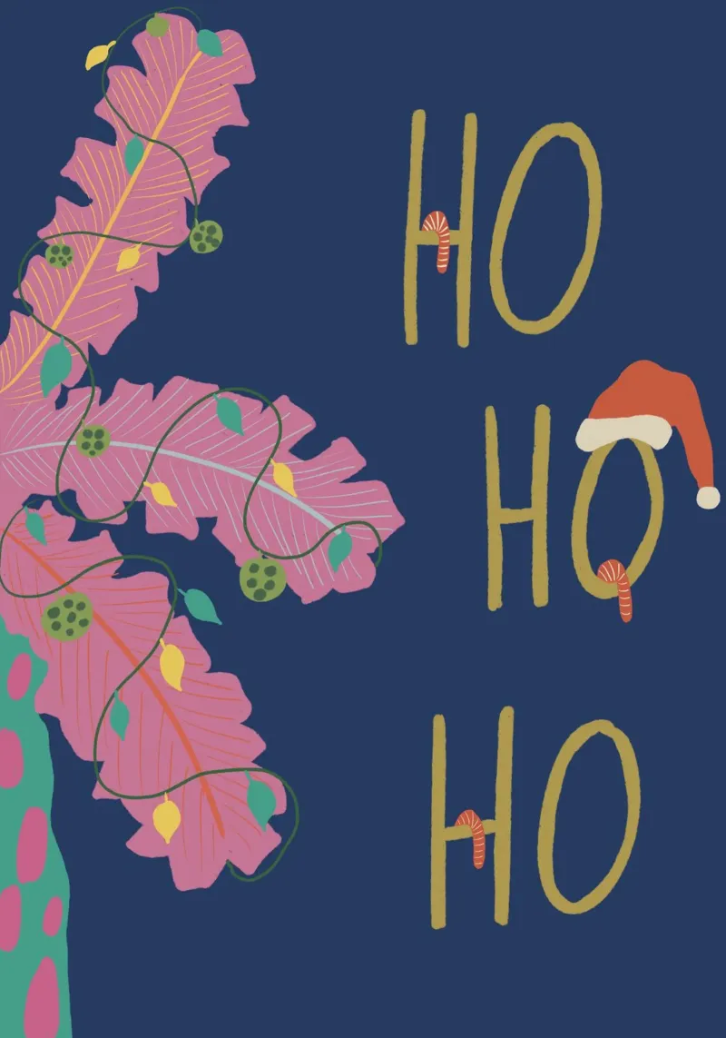 Palms & Places - Feliz Navidad metacrilato de Studio Cinnamon