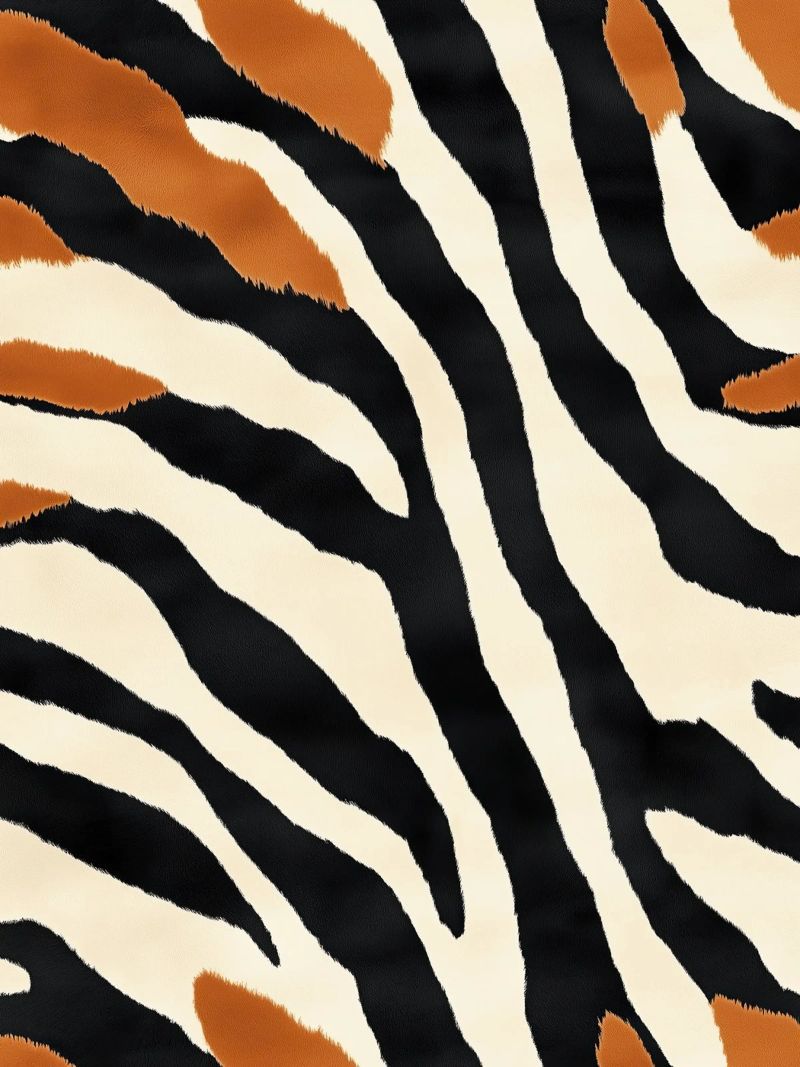Dekoratives Abstraktes Zebra Streifen Muster Hahnemühle von Autofocus