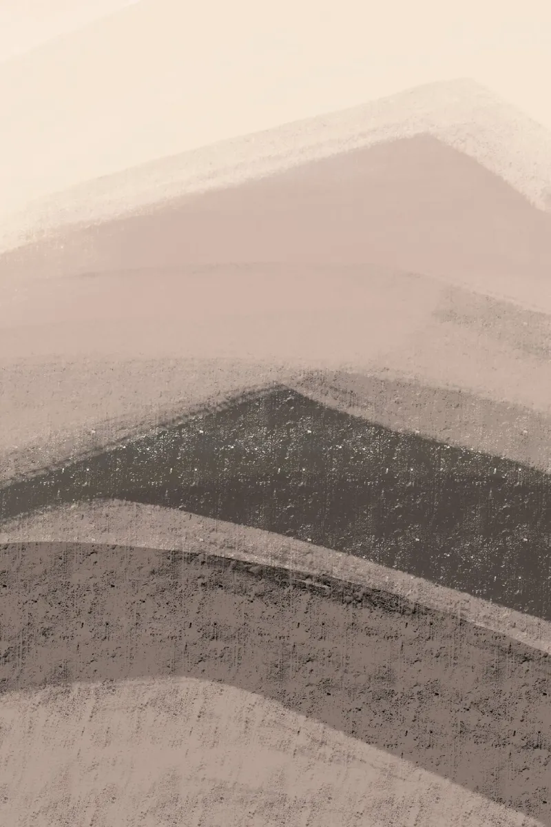 Abstract Mountains poster con telaio in alluminio da nileshkikuuchise