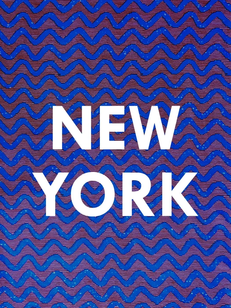 New York poster con telaio in legno da Mathudace Créas