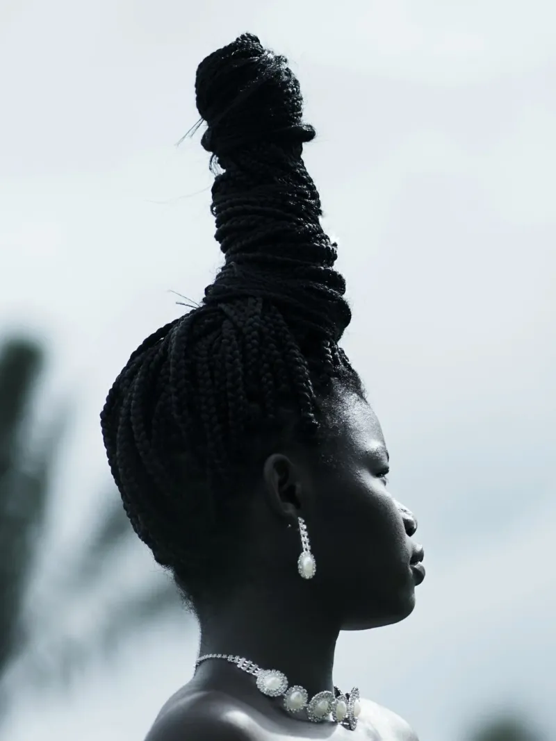 Afro Joy poster met kunststof frame van Mathudace Créas