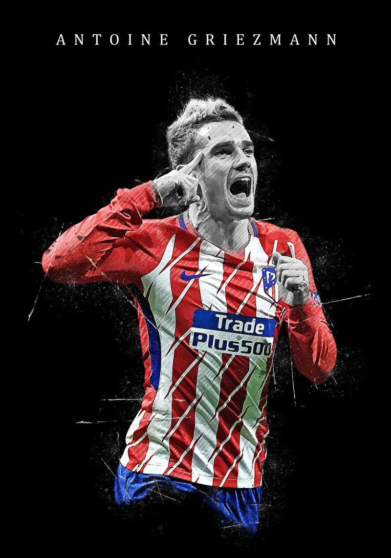 Antoine Griezmann pellicola backlit da tenten