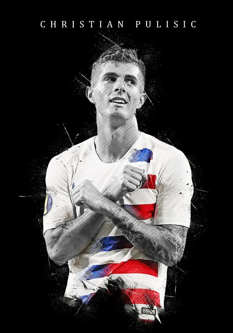 Christian Pulisic pellicola backlit da tenten
